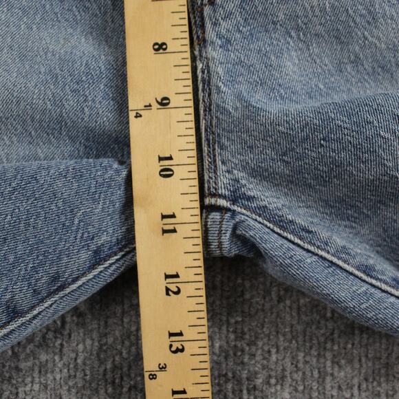 Frame Jeans Womens 29 Le High Flare Crystal Shores Rips Distressed Blue Boho - Picture 11 of 15